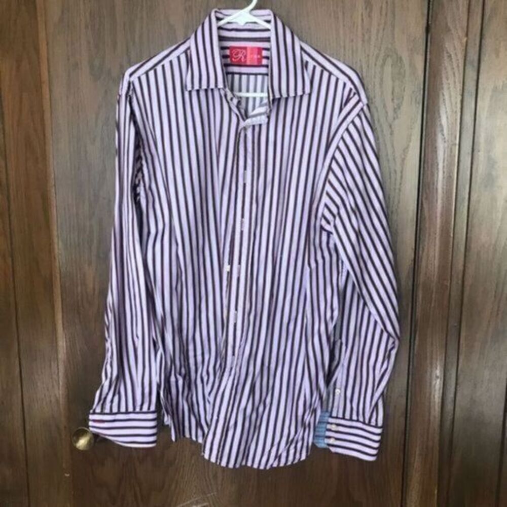 RUFUS LONG SLEEVE FLIP CUFF BUTTON UP SHIRT